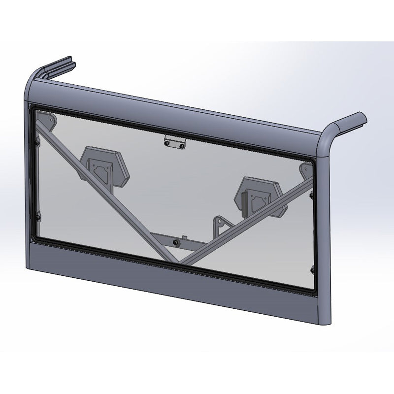 DIRECTION 2 REAR WINDSHIELD HC CFMOTO UFORCE 1000 19-22 CFWS7003
