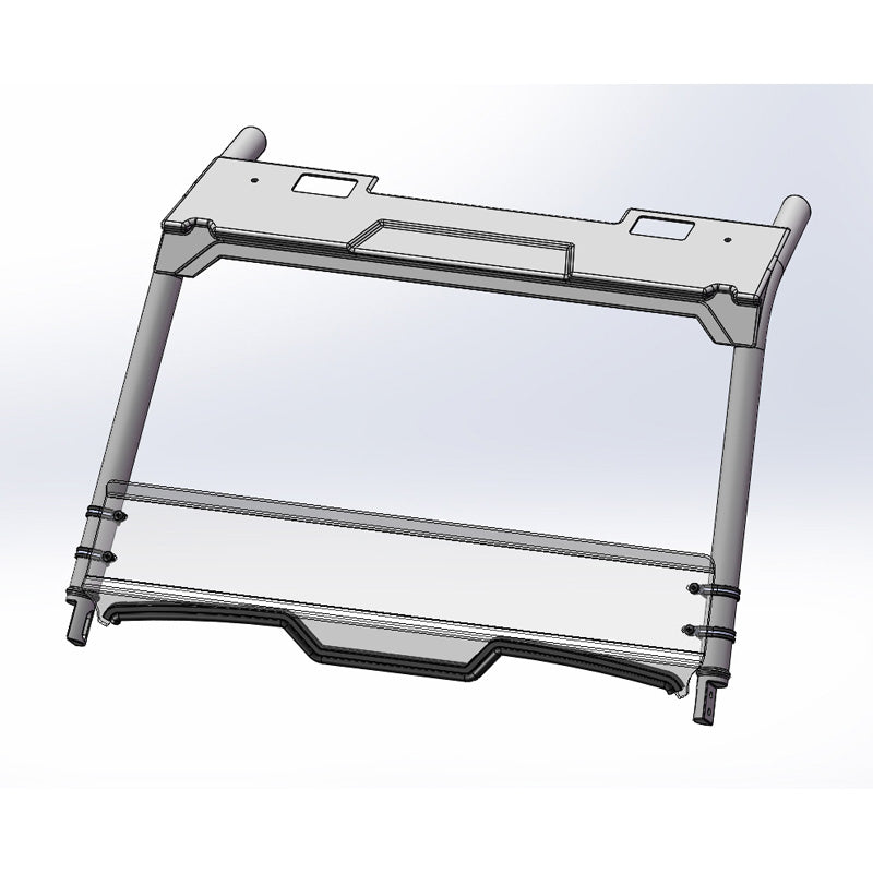 DIRECTION 2 SHORT WINDSHIELD POLARIS RZR XP 1000 19-22 RZRXP19WS1102GP