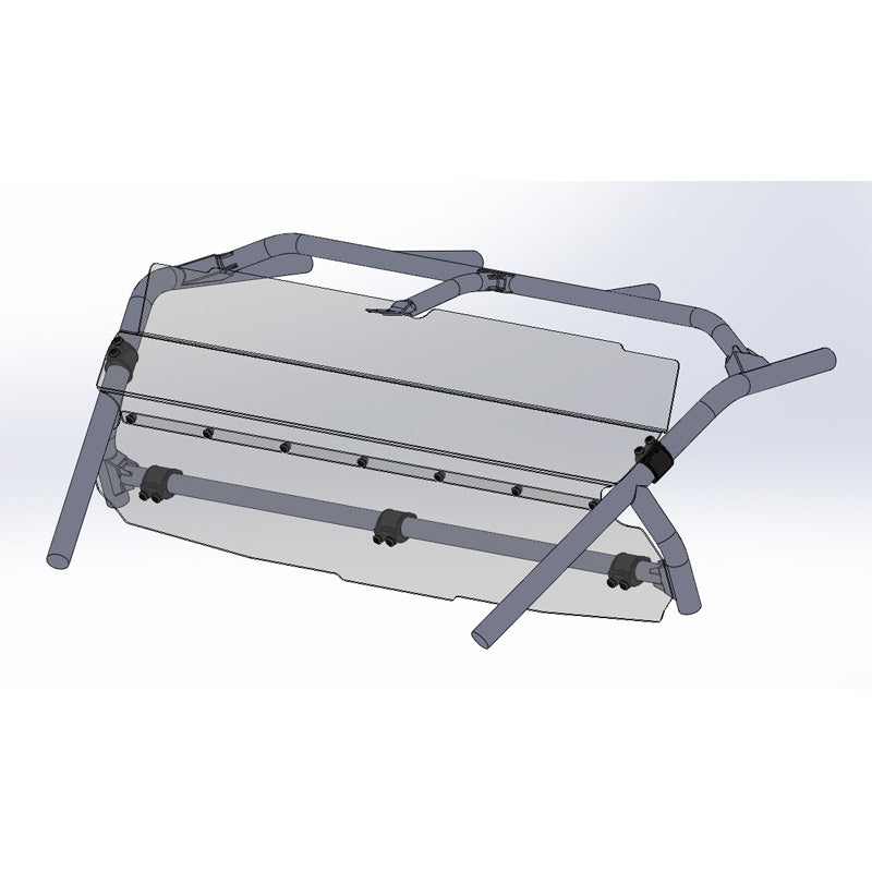 DIRECTION 2 REAR WINDSHIELD HC YAMAHA YXZ1000R 16-18 YXZWS1003
