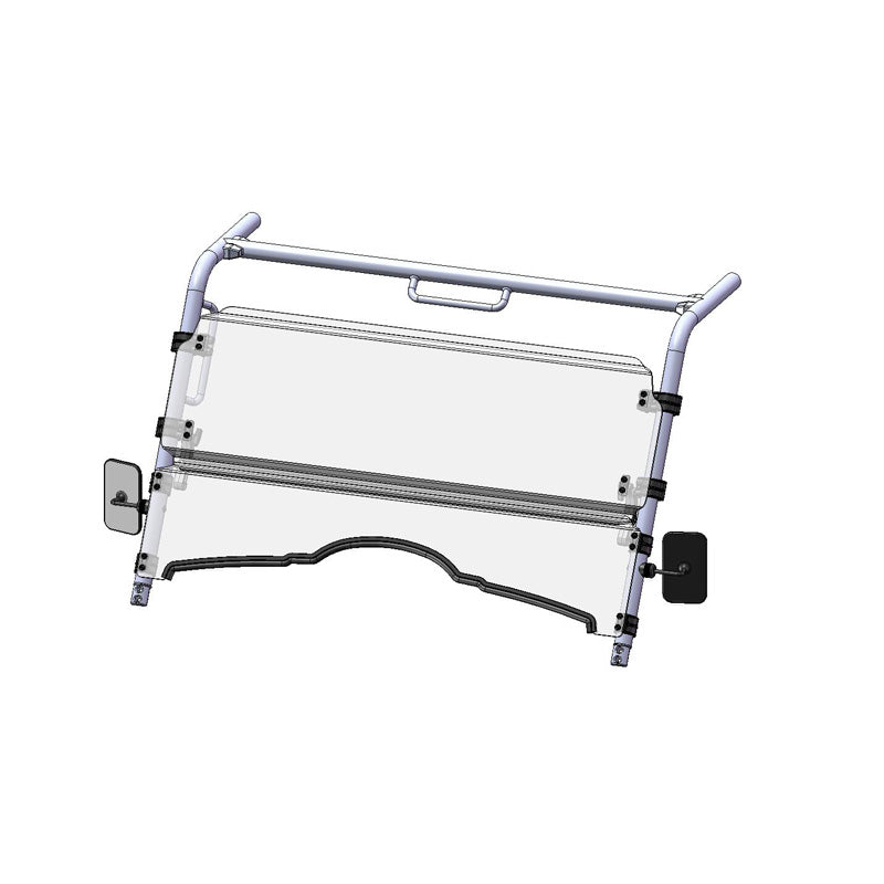 DIRECTION 2 FULL TILT WINDSHIELD HC KYMCO UXV 500/700 14-18 KYMCOWS2000