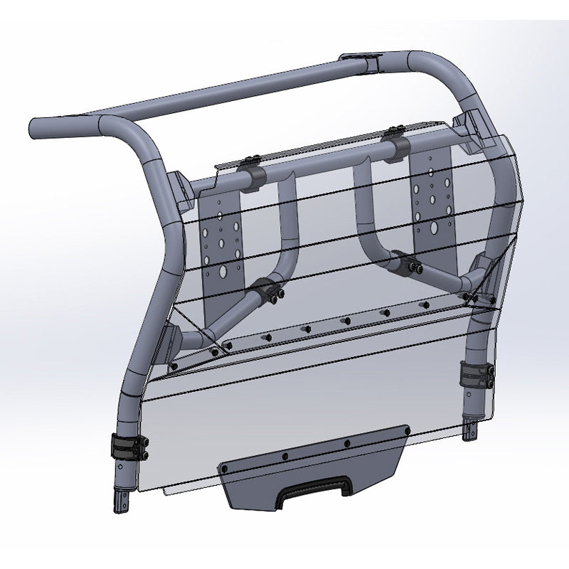 DIRECTION 2 REAR WINDSHIELD HC KYMCO UXV 700I 2018 KYMCOWS4003