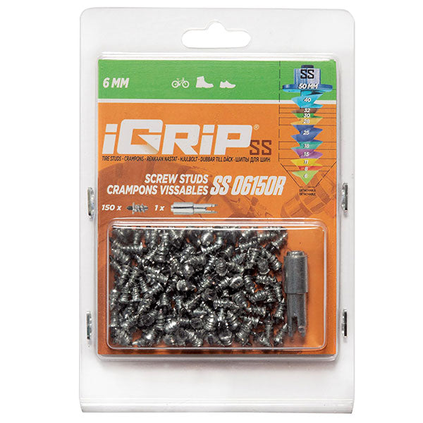 IGRIP SS-06R SHOULDERED RACING TIRE STUDS 6MM 150PK SS-06150R