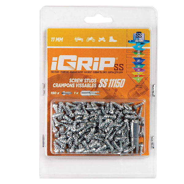 IGRIP SS-11 SHOULDERED TIRE STUDS 11MM 150PK SS-11150