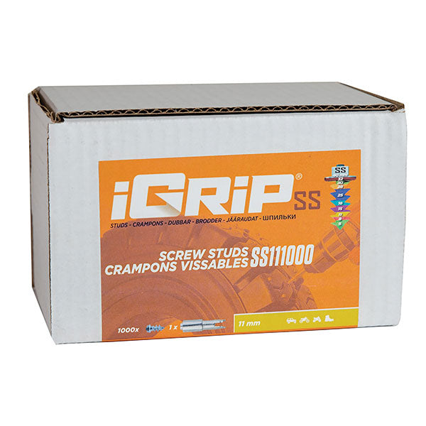 IGRIP SS-11 SHOULDERED TIRE STUDS 11MM 1000PK SS-111000