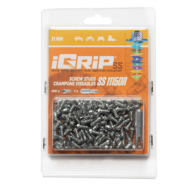 IGRIP SS-11R SHOULDERED RACING TIRE STUDS 11MM 150PK SS-11150R