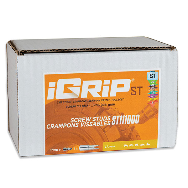 IGRIP ST-11 STANDARD STUDS 11MM 1000PK ST-111000