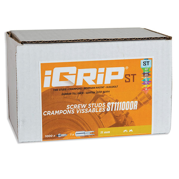 IGRIP ST-11R STANDARD RACING STUDS 11MM 1000PK ST-111000R
