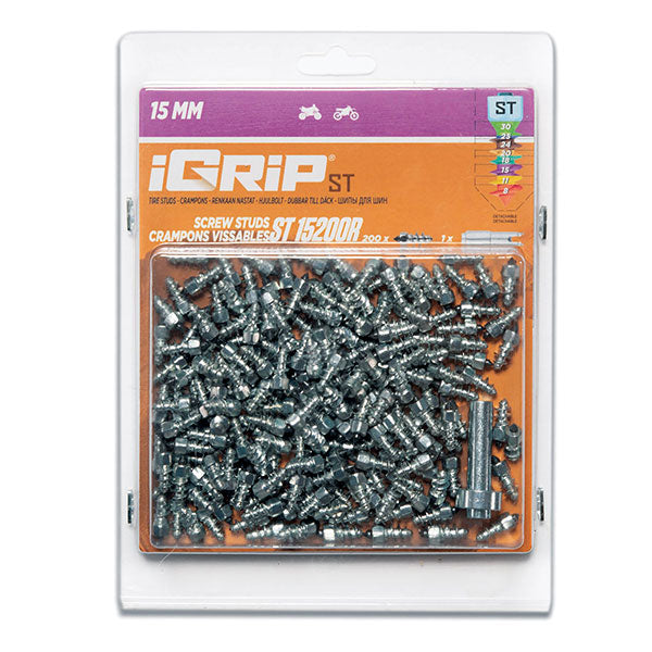 IGRIP ST-15R STANDARD RACING STUDS 15MM 200PK ST-15200R