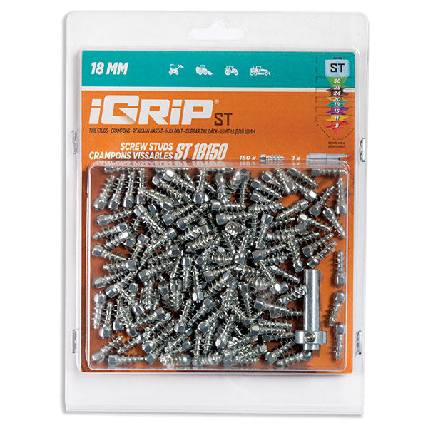IGRIP ST-18 STANDARD STUDS 18MM 150PK ST-18150