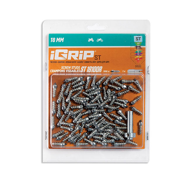 IGRIP ST-18R STANDARD RACING STUDS 18MM 100PK ST-18100R