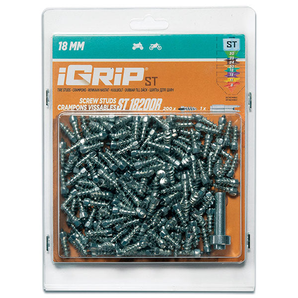 IGRIP ST-18R STANDARD RACING STUDS 18MM 200PK ST-18200R