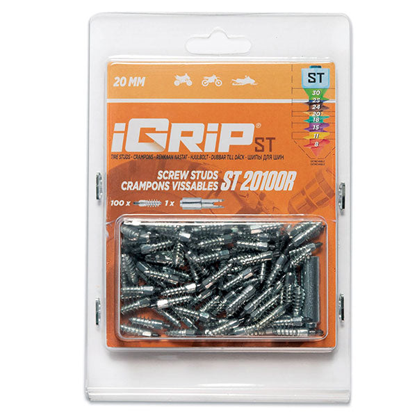 IGRIP ST-20R STANDARD RACING STUDS 20MM 100PK ST-20100R