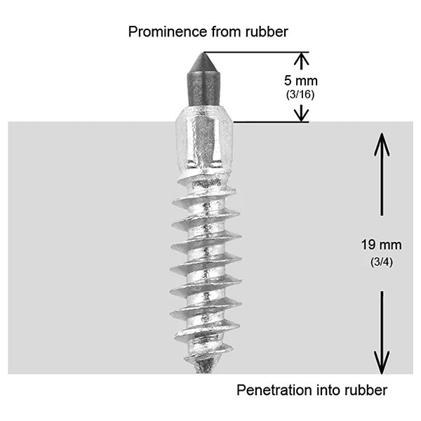 IGRIP ST-24R STANDARD RACING STUDS 24MM 100PK ST-24100R