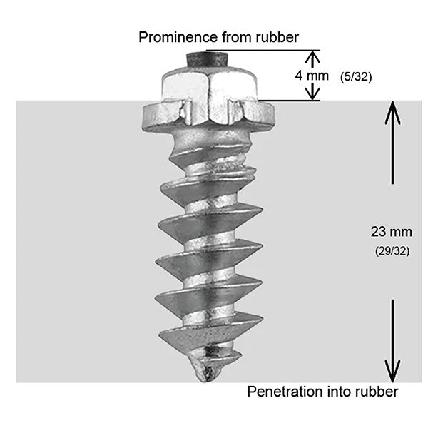 IGRIP SS-25 SHOULDERED TIRE STUDS 25MM 100PK SS-25100