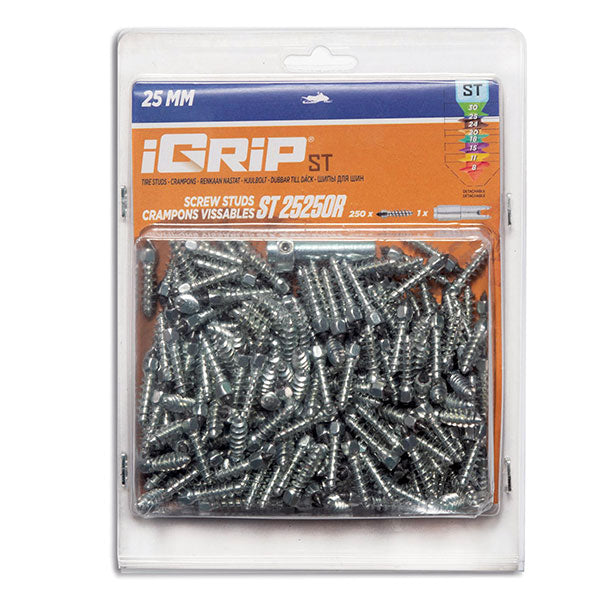 IGRIP ST-25R STANDARD RACING STUDS 25MM 250PK ST-25250R