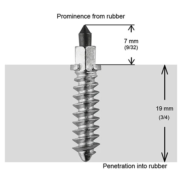IGRIP SS-28R SHOULDERED RACING TIRE STUDS 28MM 250PK SS-28250R