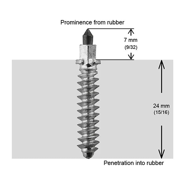 IGRIP SS-32R SHOULDERED RACING TIRE STUDS 32MM 100PK SS-32100R