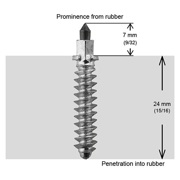 IGRIP SS-32R SHOULDERED RACING TIRE STUDS 32MM 150PK SS-32150R