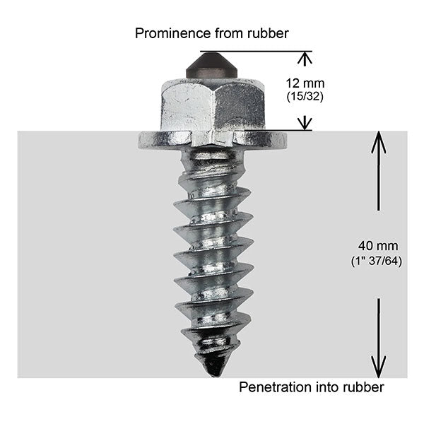 IGRIP SS-50HD SHOULDERED HD TIRE STUDS 50MM 200PK SS-50200HD
