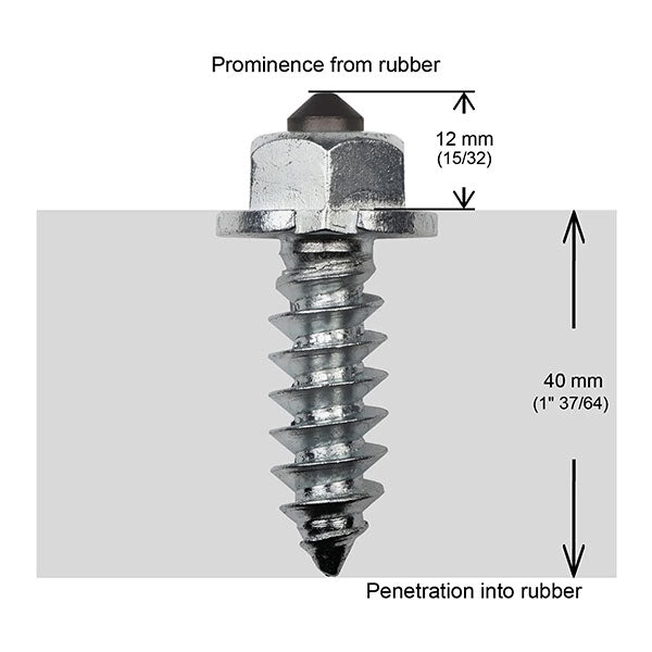 IGRIP SS-50HD SHOULDERED HD TIRE STUDS 50MM 500PK SS-50500HD