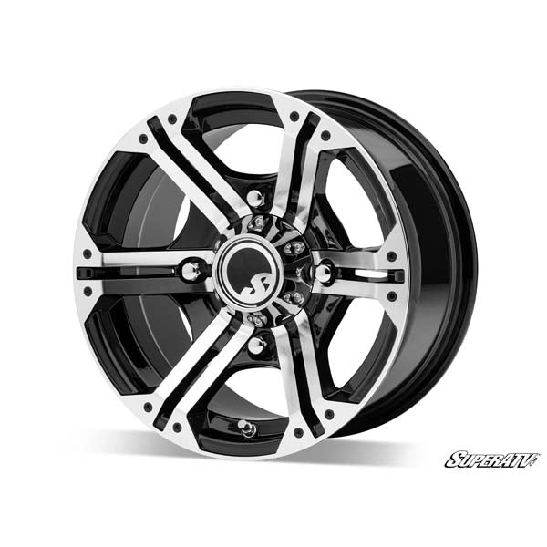 SUPERATV 14IN BANDIT WHEELS H-SERIES - BLACK BANDIT BAN-14/7-4/156-H12