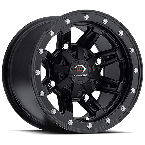 VISION 550 RIM CAP 4-110/4-156 MATTE BLACK C550MB