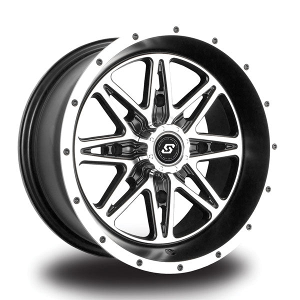 SEDONA BADLANDS MACHINED RIM 12X7 4X137 5+2 570-1203