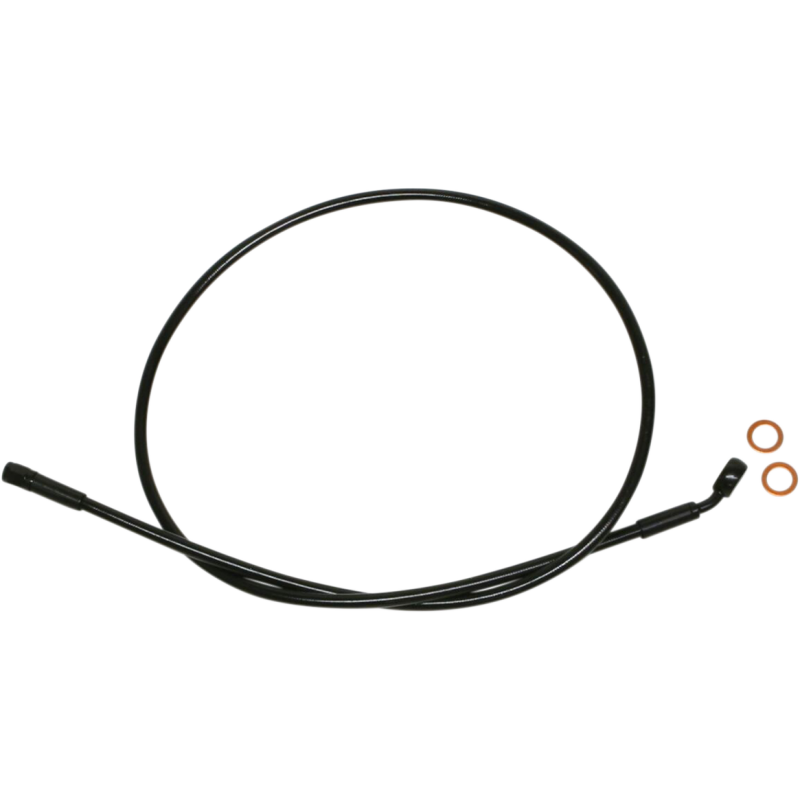 MAGNUM XR BLK/BLK UPPER BRAKE LINE 35, 7/16" BANJO SBB0709-36