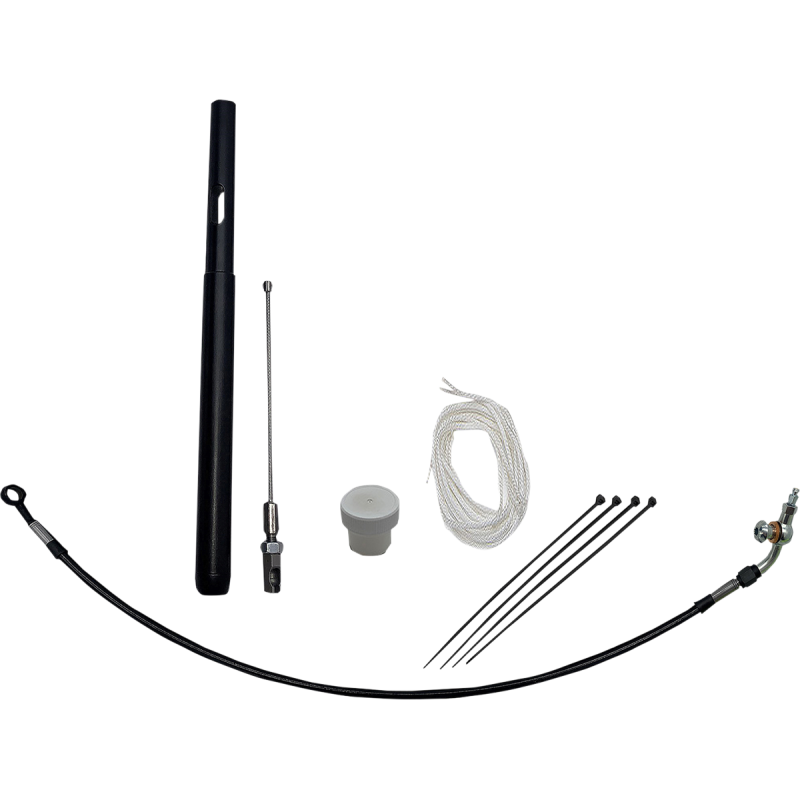 FAT BAGGERS INC INSTALL KIT BLK 6" 21FLTR 109916-B