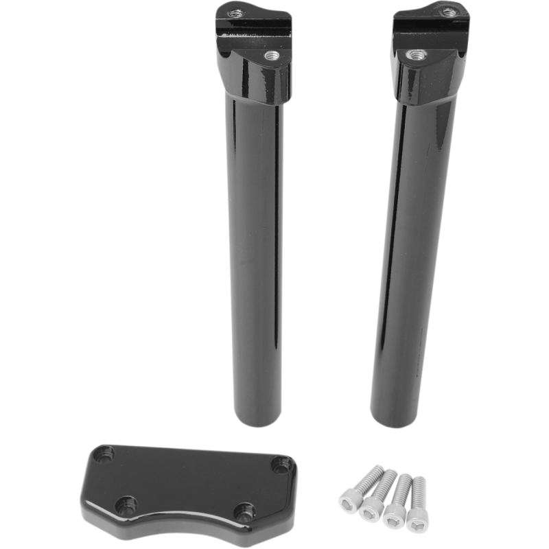 DRAG SPECIALTIES RISER BUFF W/CLAMP 12" BK 0602-0599