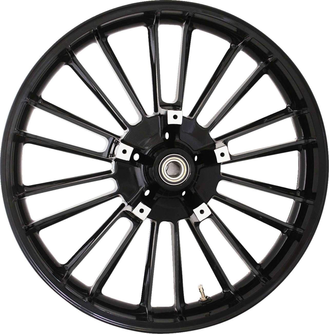 COASTAL MOTO CAST 3D ATLANTIC FRONT SLD BLK 21 NON-ABS 08-22 FL 3D-ATL213SB