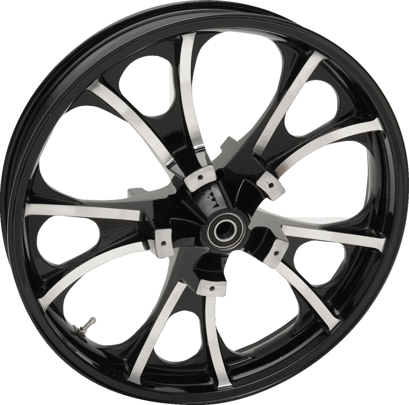 COASTAL MOTO CAST 3D LARGO FRONT BLK 21X3.5 ABS W/WO TPMS 08-22 FL 3D-LGO213BC-ABST