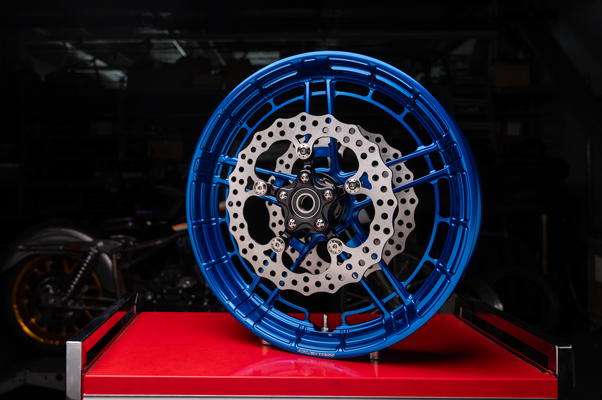 ARLEN NESS WHEEL FLATLINE 19" X 3.25" BLUE 330-047
