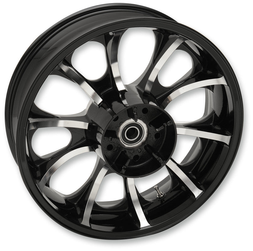 COASTAL MOTO CAST 3D LARGO REAR BLK 18X5.5 NABS 09-19 FLHT 3D-LGO185BC