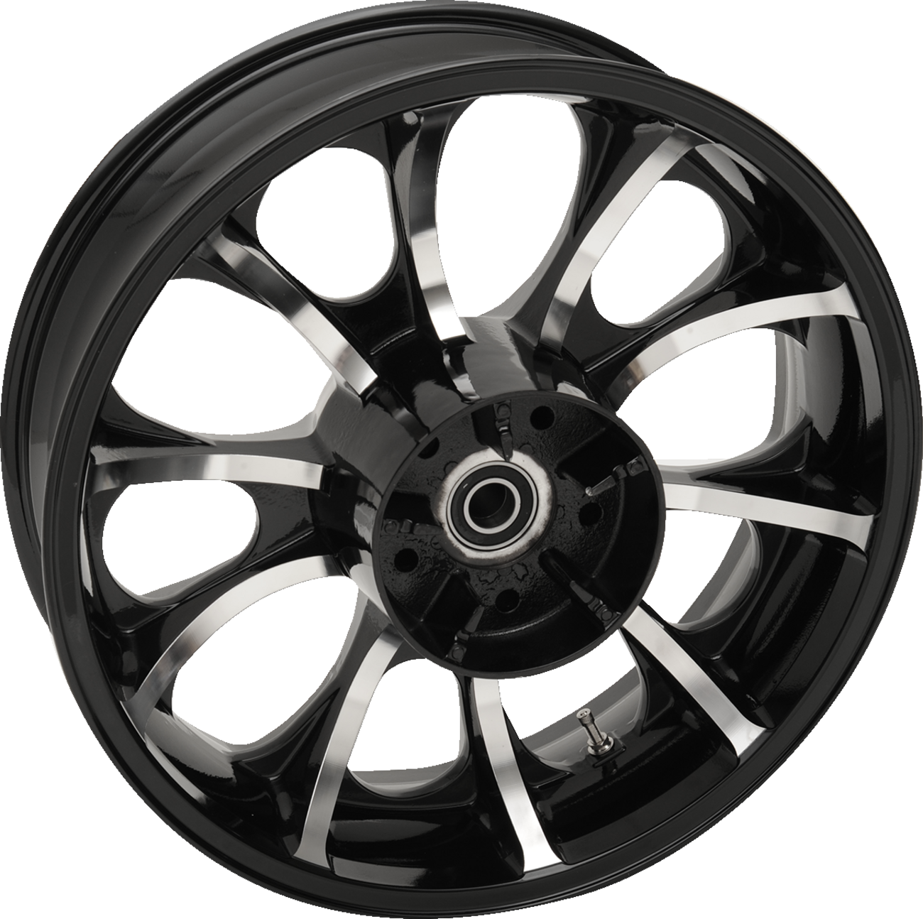 COASTAL MOTO CAST 3D LARGO REAR BLK 18X5.5 ABS W/WO TPMS 09-22 FL 3D-LGO185BC-ABST