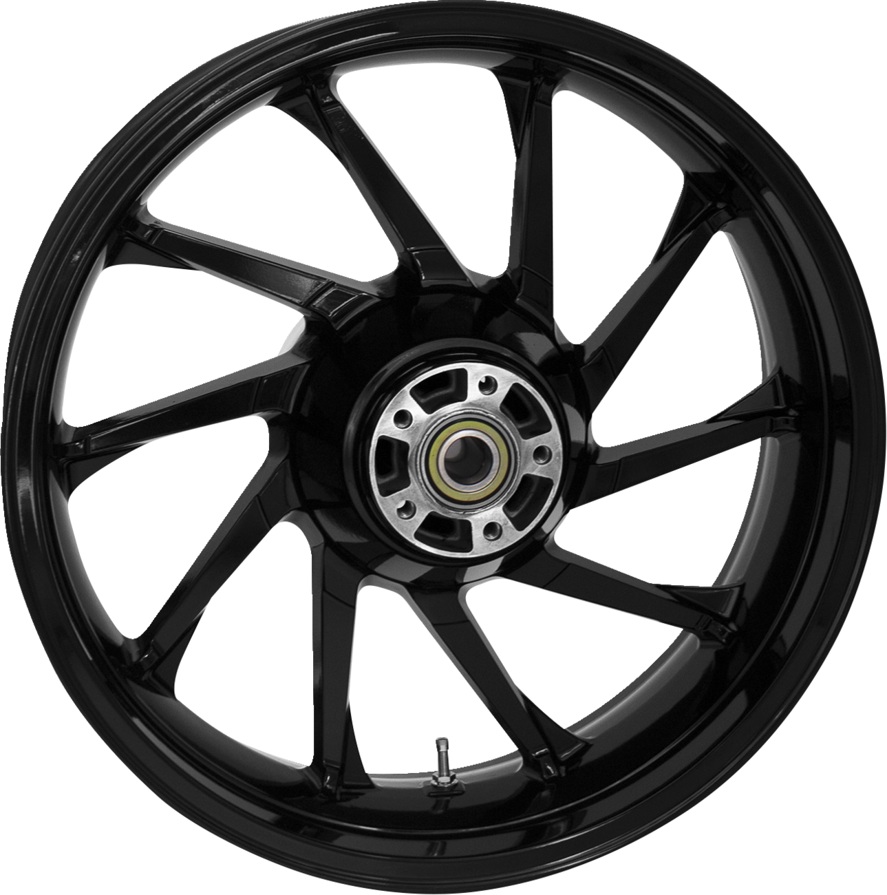 COASTAL MOTO CAST 3D HURRICANE REAR SOLID BLACK 18X5.5 ABS 09-UP FL TPMS 3D-HUR185SB-ABST