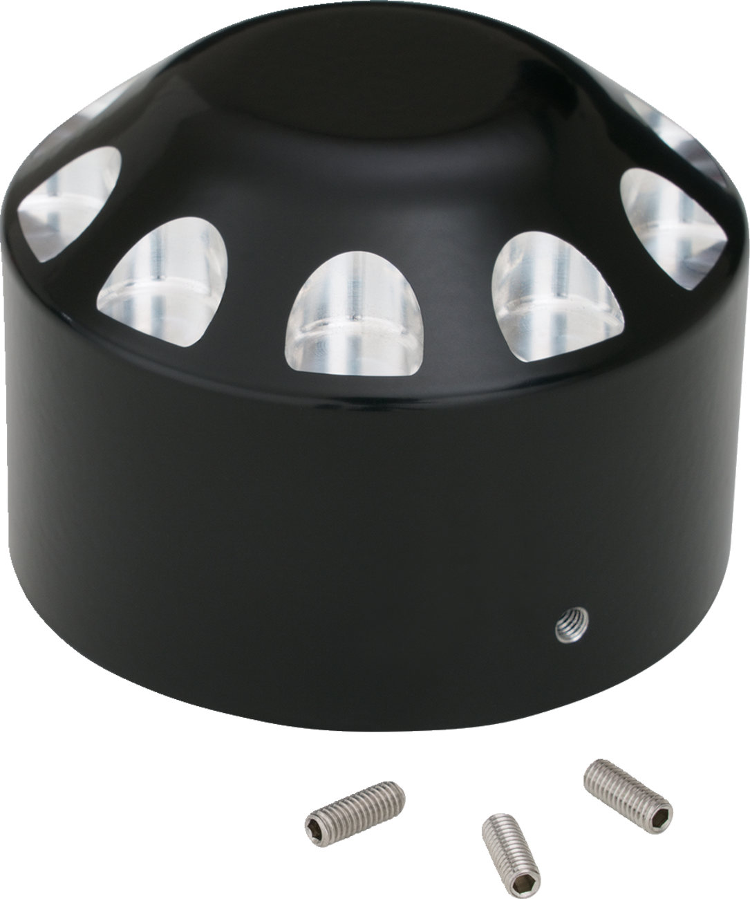 SHOW CHROME AXLE NUT COVER BK 44-105