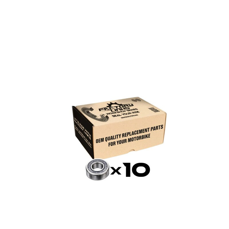 FACTORY LINKS BEARING PACK OF 10 - 6301 2RS WBE-J-022