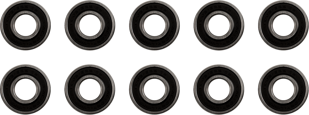 FACTORY LINKS BEARING PACK OF 10 - 6203 2RS WBE-J-007