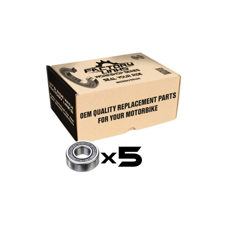 FACTORY LINKS BEARING PACK OF 5 - 62205-2RS WBE-E-129