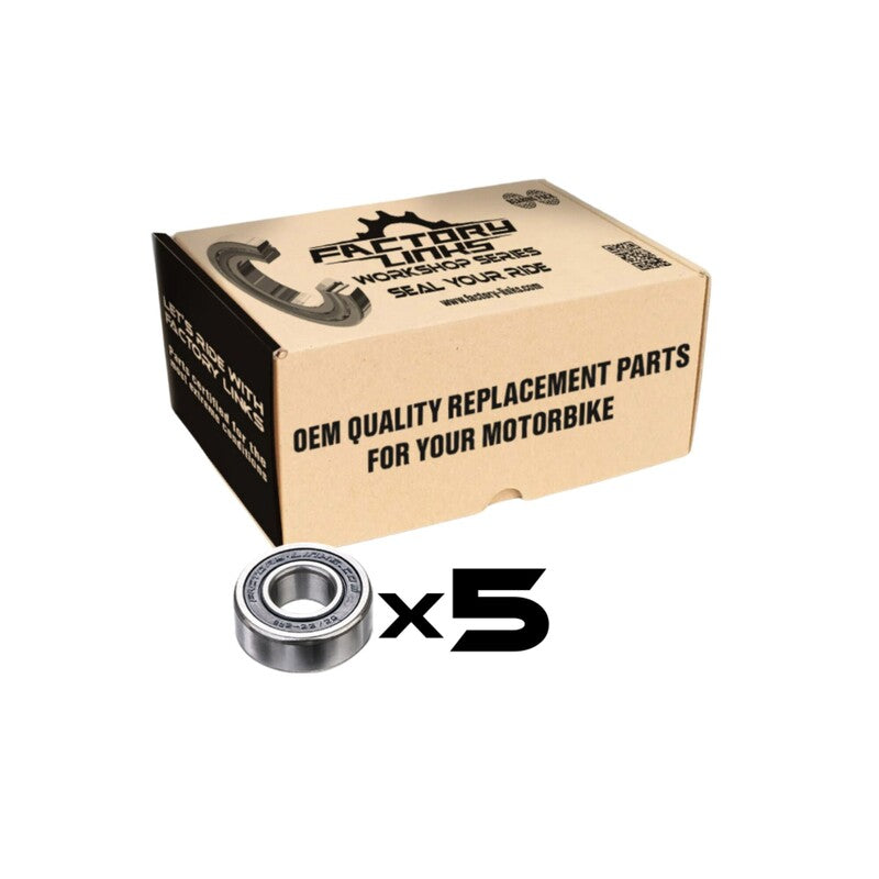 FACTORY LINKS BEARING PACK OF 5 - 63205-2RS WBE-E-130