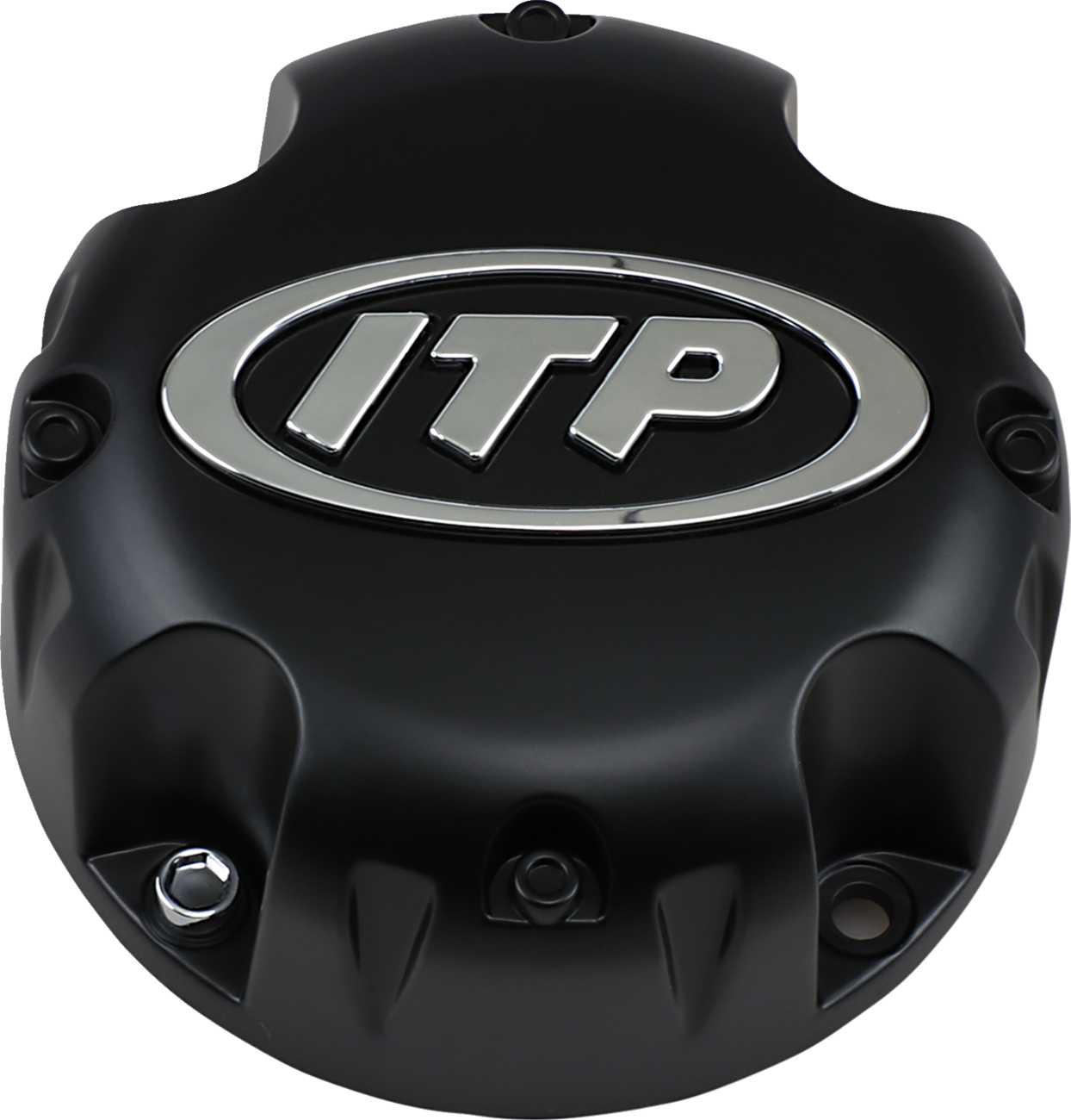 ITP CYCLONE C-CAP MATTE BLACK 4/110/137/156 (1) WOLV/VIK B110CYT