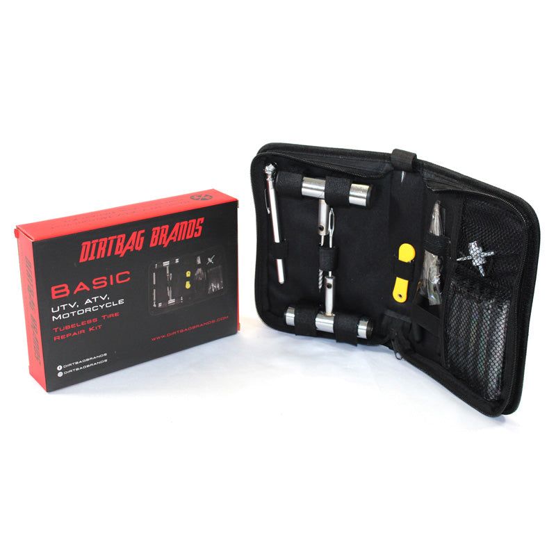 DIRTBAG BRANDS HEAVY DUTY OFFROAD TIRE REPAIR KIT BASIC 28 PC. TREPAIR-01