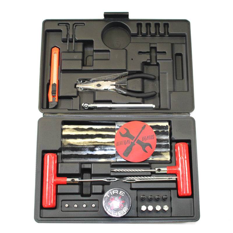 DIRTBAG BRANDS HEAVY DUTY OFFROAD TIRE REPAIR KIT DELUXE 64 PC. TREPAIR-02