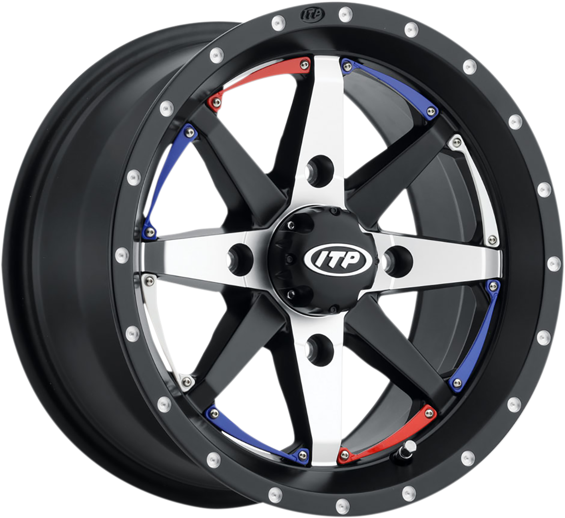 ITP CYCLONE 15X7 4/110 5+2 MATTE BLACK 1522307727B