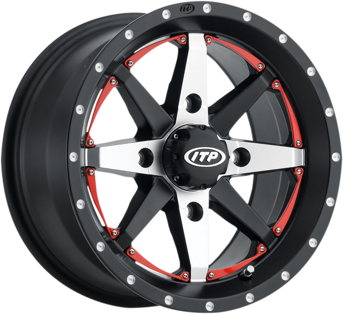 ITP CYCLONE 15X7 4/110 5+2 MATTE BLACK 1522307727B