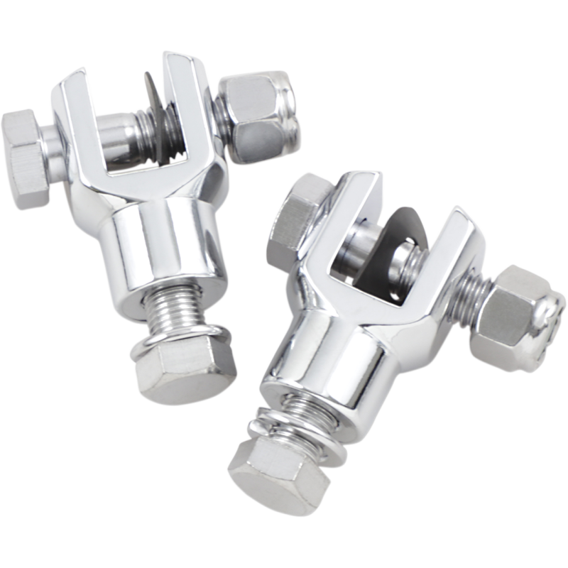 DRAG SPECIALTIES 3/8"-24 FOOTPEG CLEVIS MOUNTS (PR) DS-253492