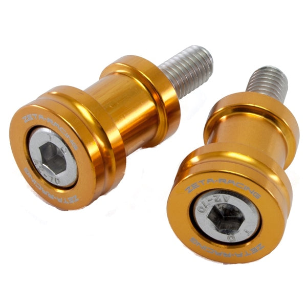 DRC ZETA UNIT SWINGARM SPOOLS M6 GOLD (QTY 2) ZS93-1404