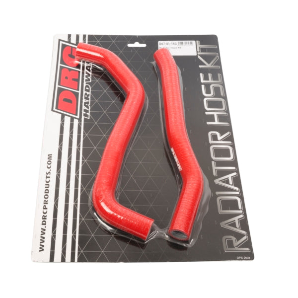 DRC ZETA UNIT RADIATOR HOSE HONDA RED D47-01-143