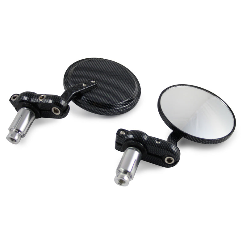 TOXIC HANDLEBAR END MIRROR CARBON LOOK (PR) 029763